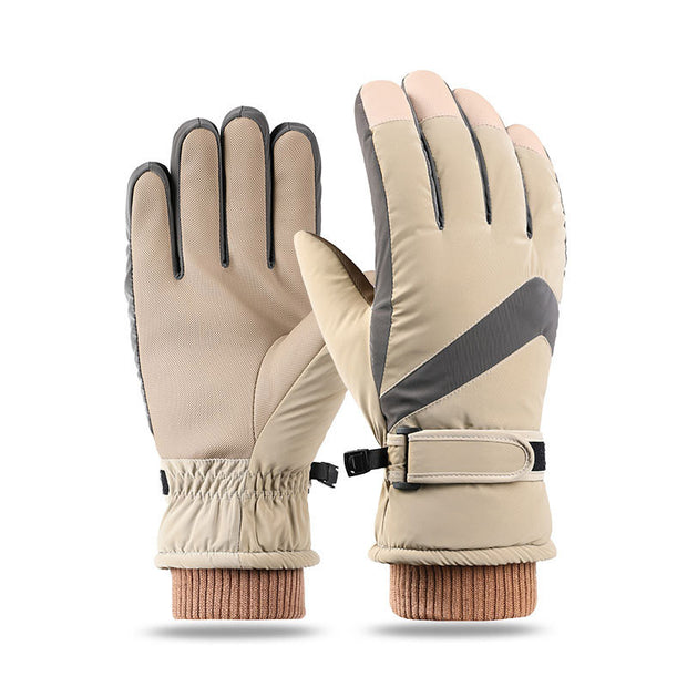 Couple Winter Fleece Thickened Warm And Windproof Gloves