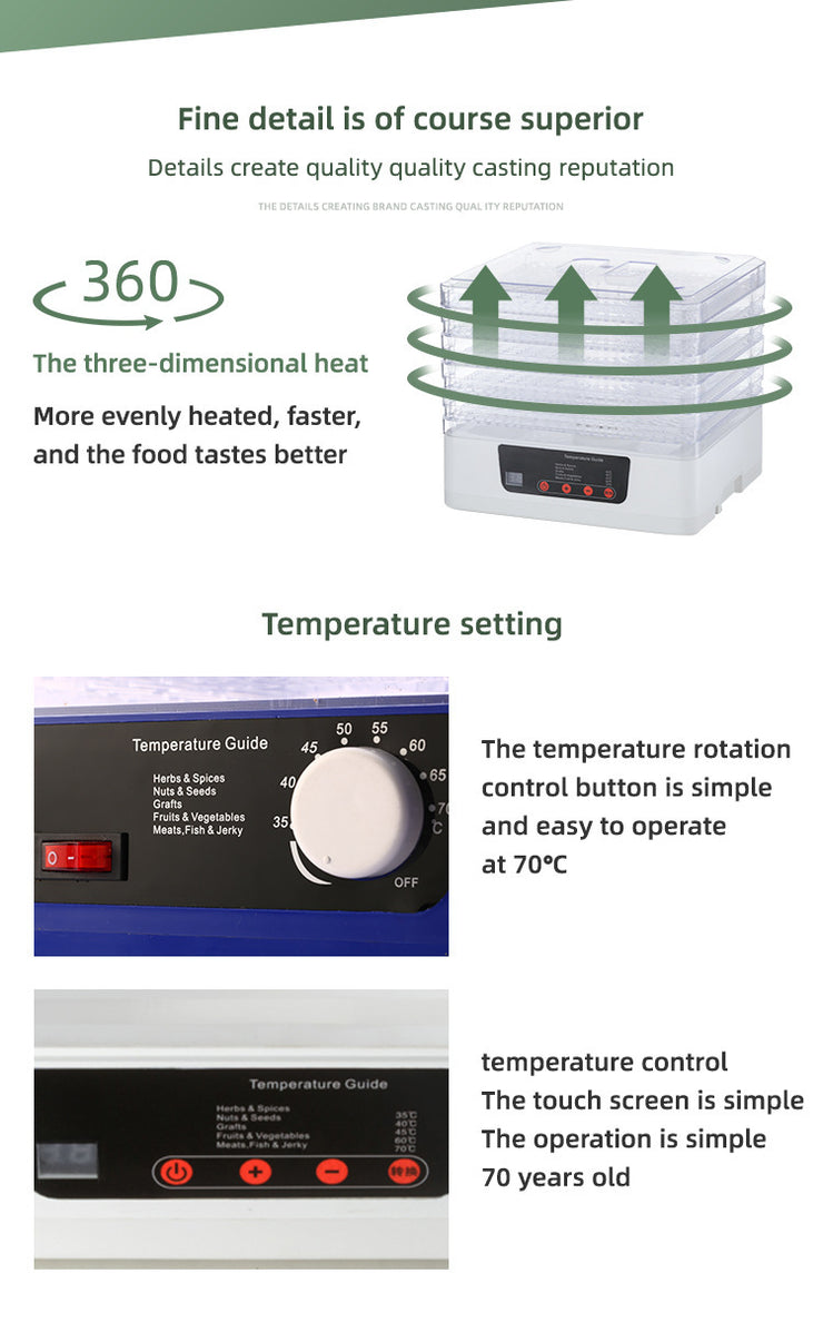 Fruit Dryer Household Food Dehydrated Food Air Dryer