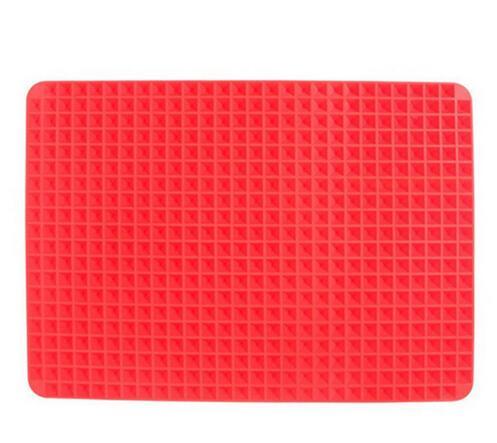 Non Stick Silicone Pyramid Cooking Mat Baking Mat With Grid Versatile Oven BBQ Cooking Mat Heat Resistant Mat Kitchen Tools Kitchen Gadgets