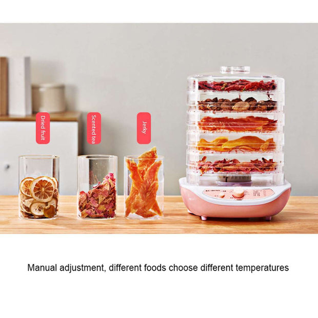 MINI Dried Fruit Vegetables Machine Household Dehydrated 5 Trays Snacks Air Dryer