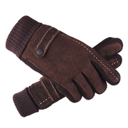 Velvet touch screen windproof gloves