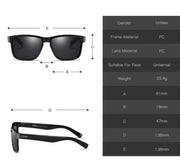 DUBERY Brand Design Polarized Sunglasses Men Driver Tints Male Vintage Sun Glasses For Men Spool Mirror Summer UV400 Oculos