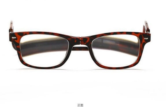 Portable Magnetic Absorption Hang Neck Reading Glasses Men Magnet Reading Glasses Women Diopter Glasses