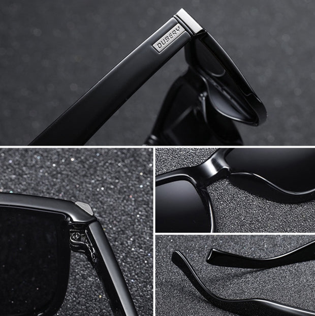 DUBERY Brand Design Polarized Sunglasses Men Driver Tints Male Vintage Sun Glasses For Men Spool Mirror Summer UV400 Oculos