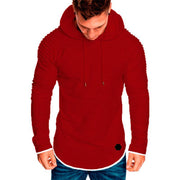 Men'sRround Neck Slim Hooded Long Sleeves