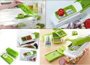 12pcs Multifunctional Vegetable Chopper Handle Food Grate Food Chopper Vegetable Slicer Dicer Cut Kitchen Gadgets