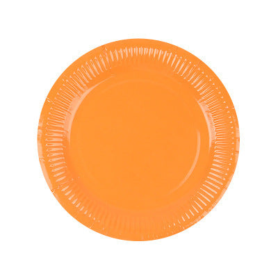 Colored Paper Plates Handmade Eco-friendly Paper Plates Paper Cups
