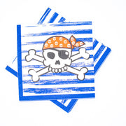 Disposable Pirate Party Decorations Disposable Paper Plates, Tablecloths, Paper Bags, Cake Inserts