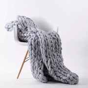 Wool Hand-woven Blanket Super Thick Thread