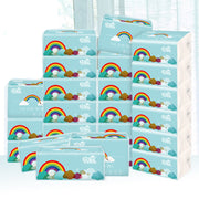 Rainbow Pumping Paper 3 Layers 300 Sheets Of Log Paper Towel Household Facial Tissue Paper Napkin Household Toilet Paper Wholesale 100 Pumping