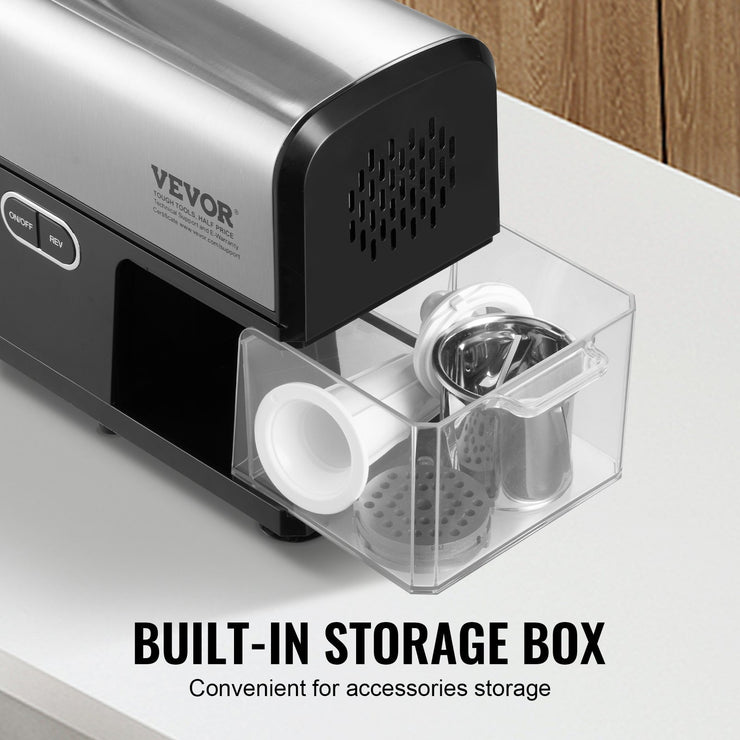 Electric Meat Grinder 4.2 Lbs Min Sausage Stuffer Maker For Home Kitchen