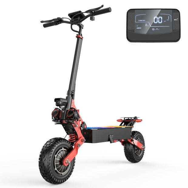ASKGO K6 Pro Electric Scooter, 2000W Dual Motor, 11in Off Road Tires, 45mph 40Miles Range, Dual Disc Brake, 48V 15Ah Fast E Scooter For Adults Commuter, Outdoor