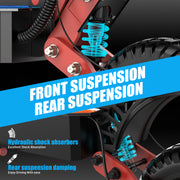 ASKGO K6 Pro Electric Scooter, 2000W Dual Motor, 11in Off Road Tires, 45mph 40Miles Range, Dual Disc Brake, 48V 15Ah Fast E Scooter For Adults Commuter, Outdoor