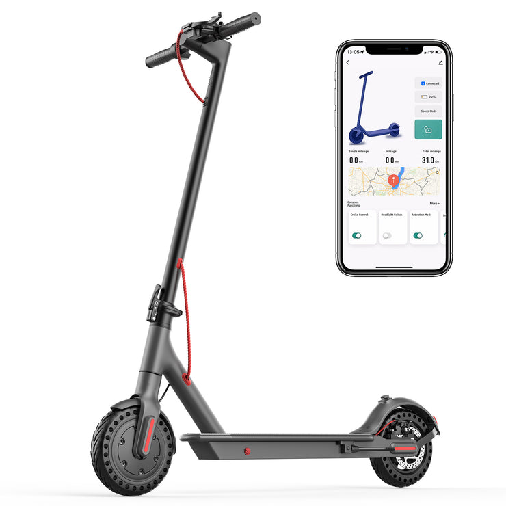 ASKGO Electric Scooter For Adults, 350W Motor, 21Miles Range, 19 Mph, 8.5in Tires, Folding Commuter E Scooter With Dual Suspension And Braking System