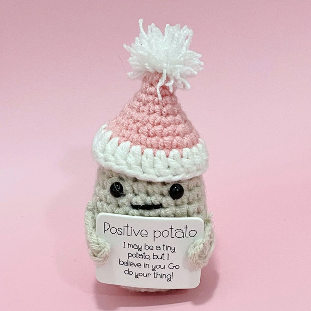 New Cute Positive Energy Emotional Cucumber Pickle Doll Knitting