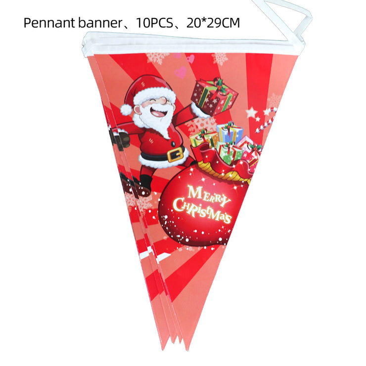 Christmas Theme Tableware Supplies Christmas Paper Plates Cups Holiday