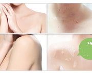 Cucumber peels facial scrub