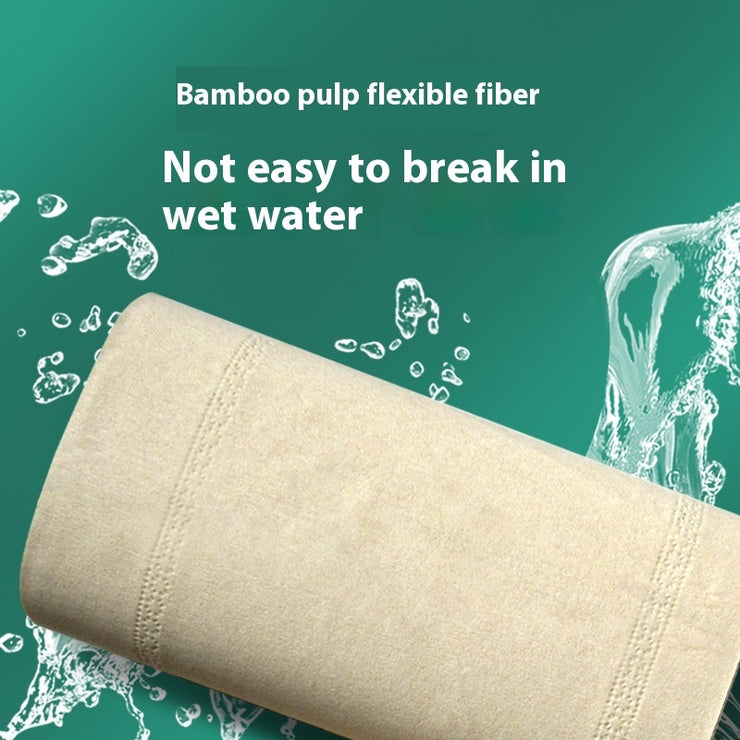 64 Rolls Natural Color Toilet Paper Household Affordable