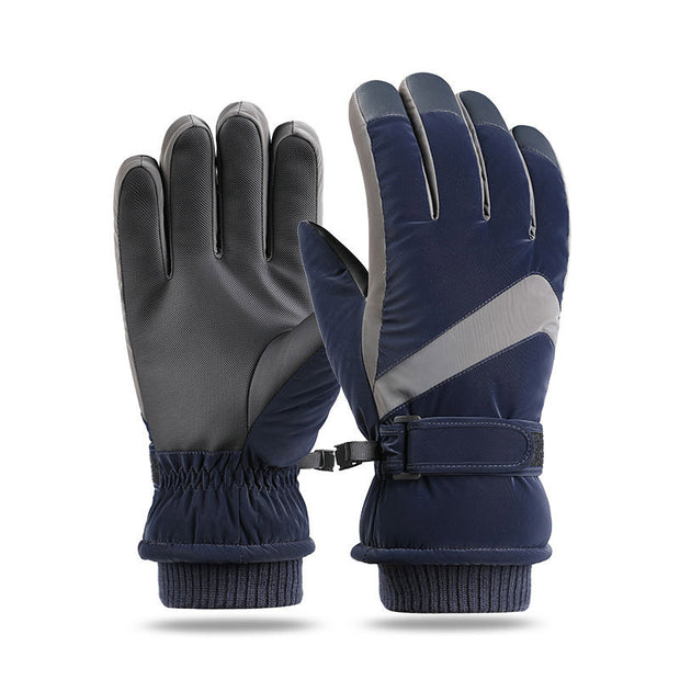 Couple Winter Fleece Thickened Warm And Windproof Gloves
