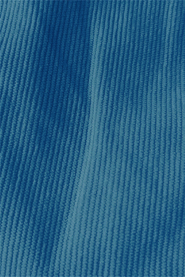 Corduroy Casual Polo Collar Sports Men's Solid Color T-shirt Shorts Set