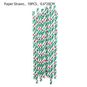 Christmas Theme Tableware Supplies Christmas Paper Plates Cups Holiday