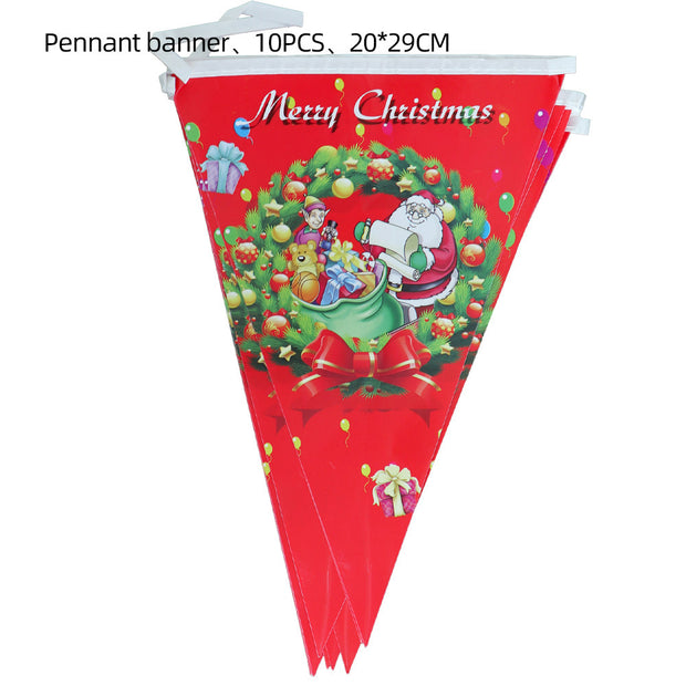 Christmas Theme Tableware Supplies Christmas Paper Plates Cups Holiday