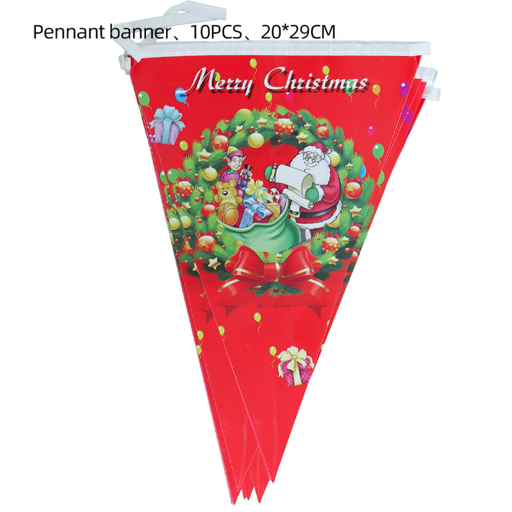 Christmas Theme Tableware Supplies Christmas Paper Plates Cups Holiday