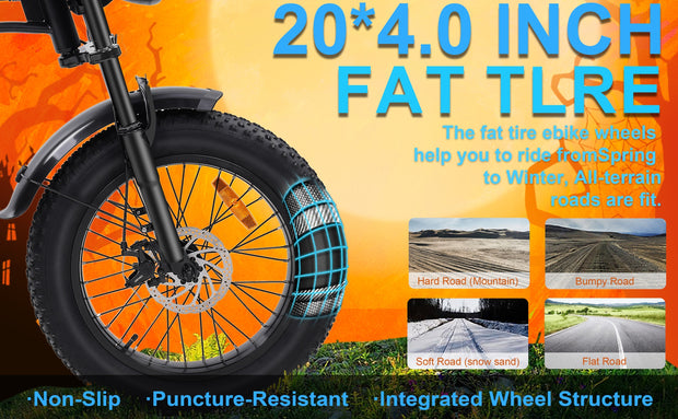 Ebike,750W Motor,48V15Ah Battery,20 Inches,Maximum Speed 40KM-H