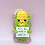New Cute Positive Energy Emotional Cucumber Pickle Doll Knitting