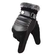 Velvet touch screen windproof gloves