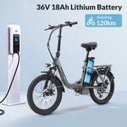 C20Ebike,250W Motor,36V18Ah Battery,20 Inches,Maximum Speed 25KM