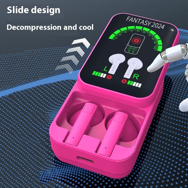 KT15pro Wireless Bluetooth Headset Digital Display Screen Long Battery Life