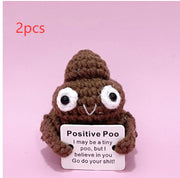 New Cute Positive Energy Emotional Cucumber Pickle Doll Knitting