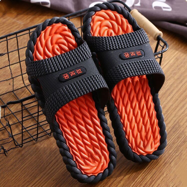 Non-slip Deodorant Slippers Massage Home Slippers