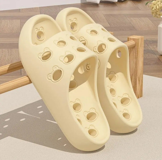 Non-slip Deodorant Leaking Quick-drying Bathroom Slippers