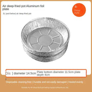 Non-stick Aluminum Foil Liners Air Fryer Disposable Paper Liner Oil-proof Steaming Basket Kitchen Tool BBQ Drip Pan Tray