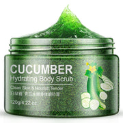Cucumber peels facial scrub