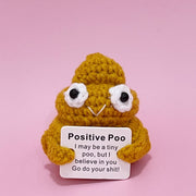 New Cute Positive Energy Emotional Cucumber Pickle Doll Knitting