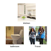 White toilet paper for household use