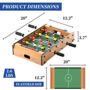 20 Inches Mini Tabletop Foosball Table For Kids