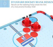 24inch Battery-Operated Tabletop Mini Air Hockey Table For Kids