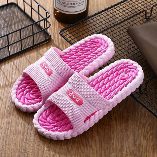 Non-slip Deodorant Slippers Massage Home Slippers