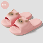 Cartoon Cat Slippers Home Non-slip Floor Bathroom Slipper Summer Bedroom House Shoes