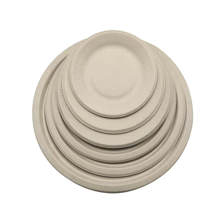 Pure pulp disposable paper plates