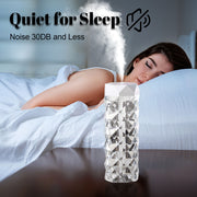 Crystal Lamp Air Humidifier Color Night Light Touch Lamp With Cool Mist Maker Fogger LED Atmosphere Room Decoration Home Decor Lights