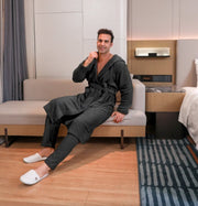 Men's Fibre Velvet Gown Set