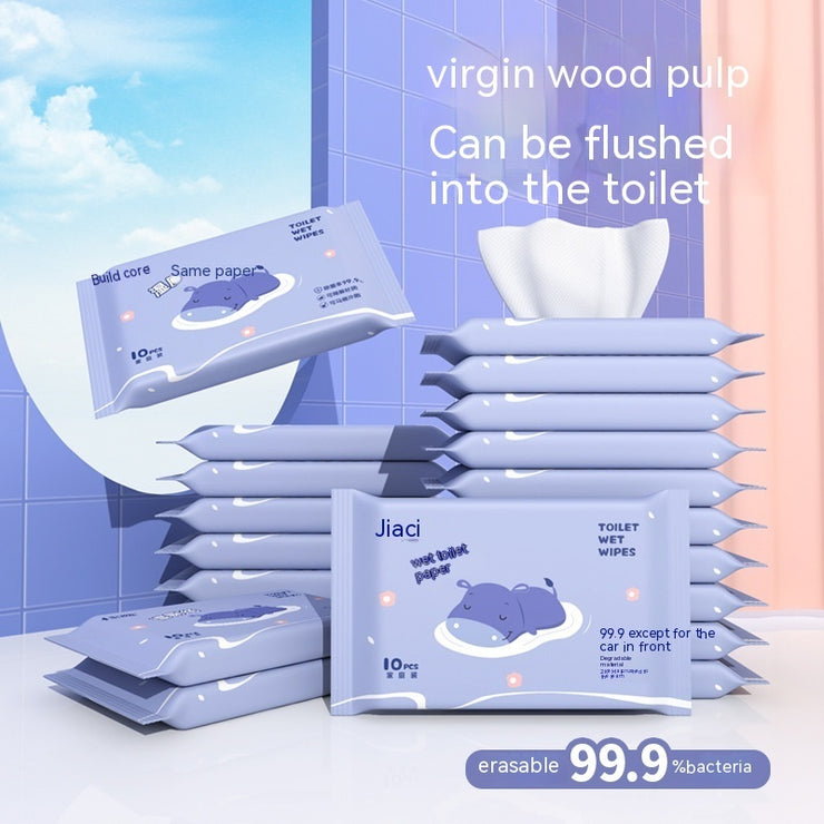 Jiayan Wet Toilet Paper Portable Toilet Sanitary Wipe Wipe Ass Wet