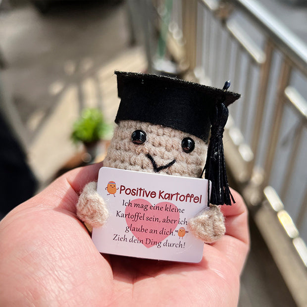 New Cute Positive Energy Emotional Cucumber Pickle Doll Knitting