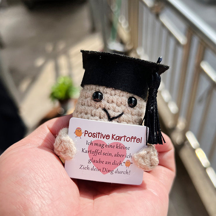 New Cute Positive Energy Emotional Cucumber Pickle Doll Knitting