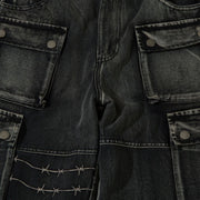 Maychao Special-interest Design Embroidery Heavy-duty Trousers